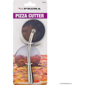 Professional Pizza Cutter Utensil Tool Blade Handle Grip Round Wheel Slicer