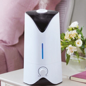 Professional Quality Humidifier with 2.6L Water Tank - Tackles Allergies, Congestion, Dry Skin & More - H33 x W15 x D15cm