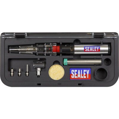 Professional Soldering Iron / Flameless Heat Pen - Adjustable Gas & Stand
