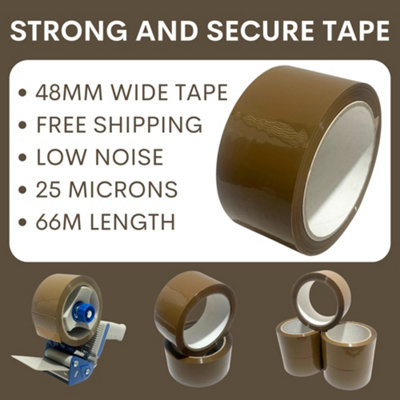 Professional Tape Gun with 3-Pack Premium Tape Bundle - Enhance Your Packaging Efficiency - Perfect for Home and Business Use