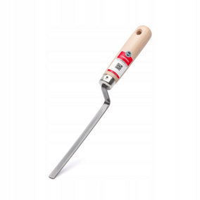 Professional Tuck Pointing Jointing Finger Trowel with Wooden Handle 10mm