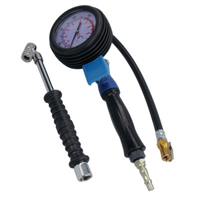 Professional Tyre Inflator Gauge Pump Pressure Tester For Cars HGV s