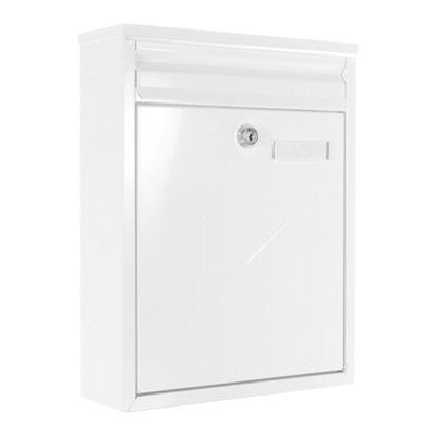 Profirst Mail Box 250 Letterbox White | DIY at B&Q