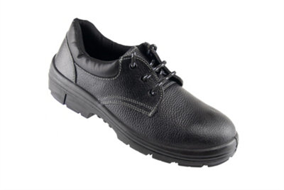 Proforce S1P black leather steel toe/midsole work safety shoes 1414