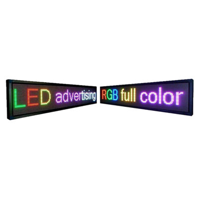 Programmable LED Scrolling Sign PioneerLED P10 67x19cm - Outdoor