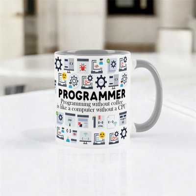 Programmer Mug - Humorous Computing & Technology Operator Themed Gifts ...