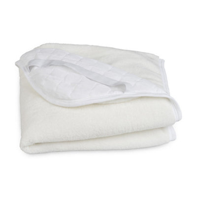 Proheeder Fleece Mattress Topper Travel Cot Size 96 x 66 cm