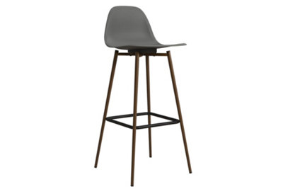 Project 62 Copley Plastic Bar Stool Gray DIY at B Q