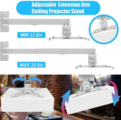 Adjustable Projector Holder 360° Adjustable Projector Stand - Universal ...