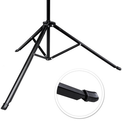 Projector Screen - extendable, with sturdy, foldable tripod, for HD and 3D 152 x 152 cm - white