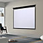 Projector Screen with Manual Pull Down for Home Theater 92" 4:3
