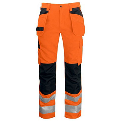 Projob 646531 Hi Vis Trousers Orange Black C52