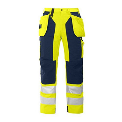Projob 646531 Hi Vis Trousers Orange Black D88