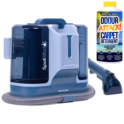 ProKleen Spot Cleaner Carpet Washer 1.8L Tank 5 Attachments 650W and 1L Ocean Carpet Shampoo