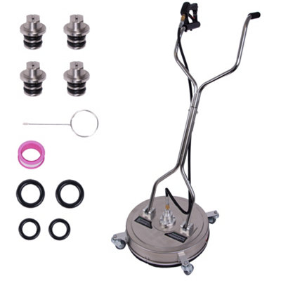 ProKleen Stainless Steel Pressure Washer Surface Patio Cleaner 20" 3/8 Connection