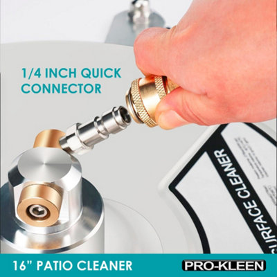 ProKleen Stainless Steel Pressure Washer Surface Patio Cleaner Attachment  16" Karcher Compatible - 5