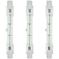 Prolite Halogen 78mm Linear 60W R7s Dimmable Warm White Clear (3 Pack)