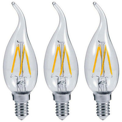 Flame tip deals candle bulbs