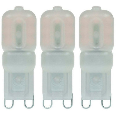 Set di 3 lampade LED G9 CUTE PC 2W 200 lm 2700K