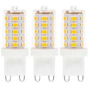 Prolite LED G9 Capsule 3.5W Dimmable Warm White Clear (3 Pack)