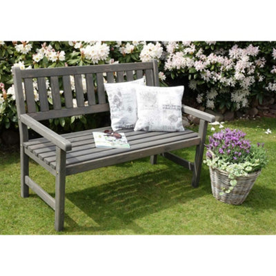 Promex 60044 Grey Johanna 2-Seater Garden Bench