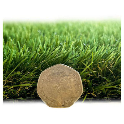 Promo 40mm Artificial Grass,6 Years Warranty, Artificial Grass For Lawn, Non-Slip Artificial Grass-15m(49'2") X 4m(13'1")-60m²