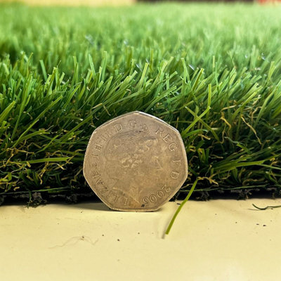 Promo 40mm Artificial Grass,6 Years Warranty, Artificial Grass For Lawn, Non-Slip Artificial Grass-3m(9'9") X 4m(13'1")-12m²