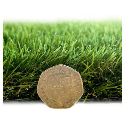 Promo 40mm Outdoor Artificial Grass, Outdoor Artificial Grass For Lawn, Non-Slip Artificial Grass-14m(45'11") X 4m(13'1")-56m²