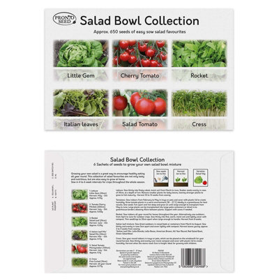 Pronto Seed Vegetable Bumper Pack, 21 Varieties, Over 1700 Vegetable Seeds