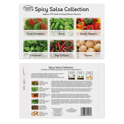 Pronto Seed Vegetable Bumper Pack, 21 Varieties, Over 1700 Vegetable Seeds