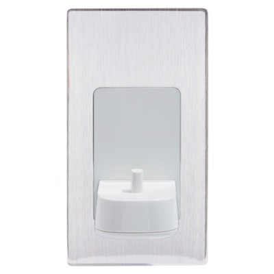 ProofVision PV10P TBCharge In-Wall Electric Toothbrush Charger with Brushed Steel Cover