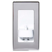 ProofVision PV12P TBCharge In-wall Electric Toothbrush Charger & Shaver Socket Polished