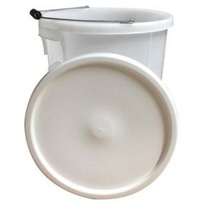 Proplas Plasterers Bucket With Handle White (28L)
