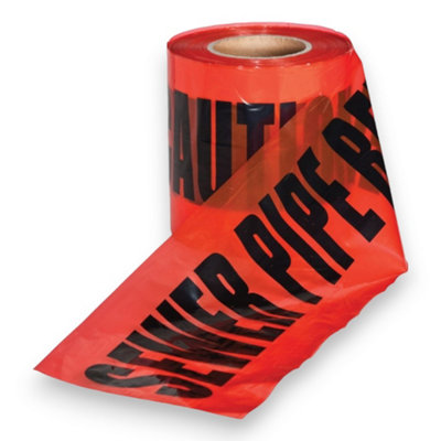 Prosolve Underground Warning Tape 365mtr x 150mm - Sewer Pipe