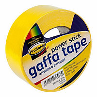 Prosolve Yellow Gaffa Tape 50mm x 50Mtr Water Resistant