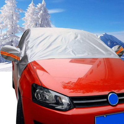 KKTICK Car Windscreen Cover, Winter Protection, Foldable, Removable