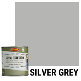 Protek Royal Exterior Superior Finish 1ltr - Silver Grey