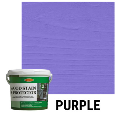 Protek Wood Stain and Protector 2.5ltr - Purple