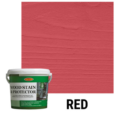 Bright Red Wood Stain - Protek Wood Stain