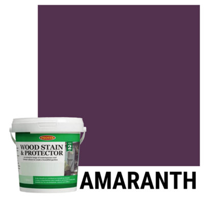 Protek Wood Stain and Protector 5ltr Amaranth DIY at B&Q