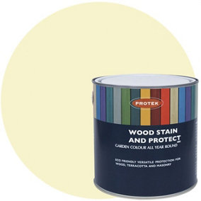 Protek Wood Stain & Protect 1L Parsonage Cream