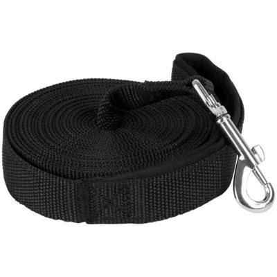 Proudpet Extra Long Dog Lead - 5m Black | DIY at B&Q