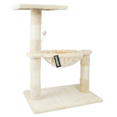 Proudpet Hammock Style Cat Tree - Beige Price Comparisons | Compare The Build