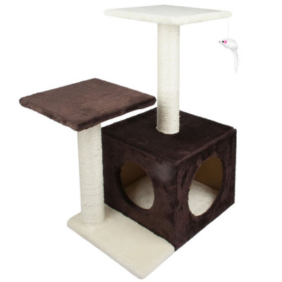 Proudpet Podium Style Cat Tree- Brown Price Comparisons | Compare The Build