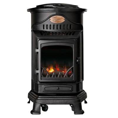 Provence Portable Gas Heater - Matt Black