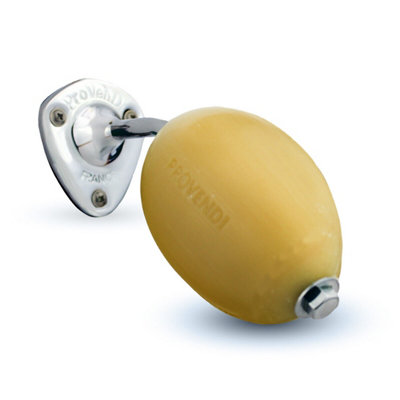 Provendi French Rotating Soap with Almond Milk and Holder