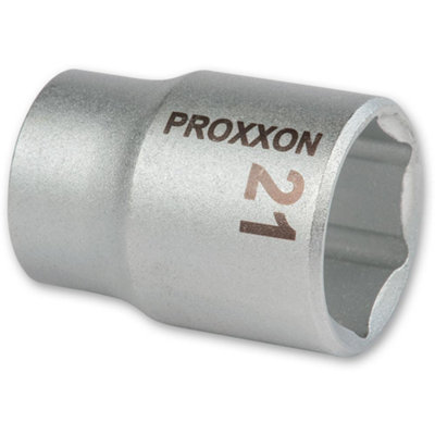 PROXXON 1/2" Square Drive Socket - 21mm