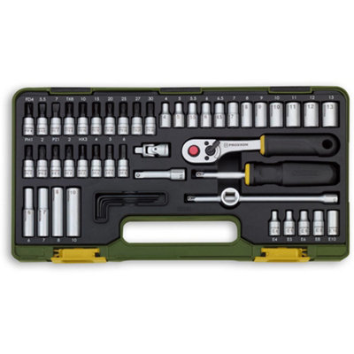 PROXXON 50 Piece Precision Engineer's Socket Set (1/4