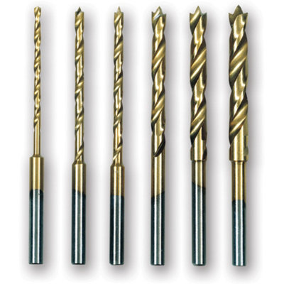 Proxxon 6 Piece HSS Twist Drill Set