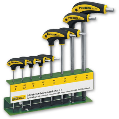 Proxxon 8 Piece L-Handle Metric Hex Key Set